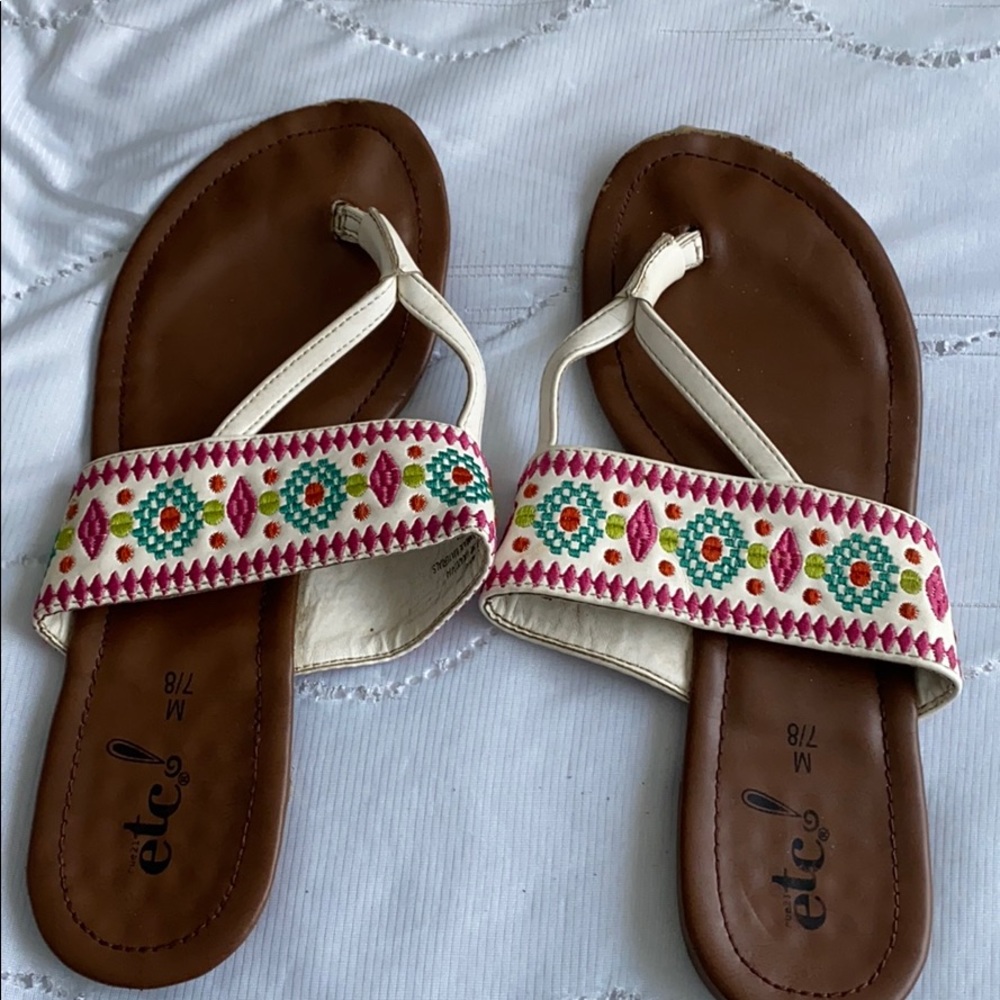 Colorful sandals